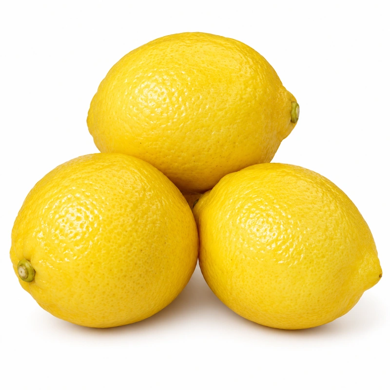Frische gelbe Zitrone, handverlesene Zitrone